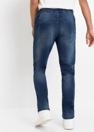 Jeans di felpa slim fit, straight, bonprix