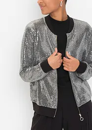 Bomber con paillettes, bonprix