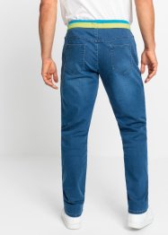 Jeans in felpa con elastico in vita regular fit, tapered, John Baner JEANSWEAR