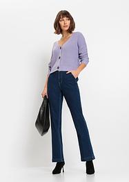 Jeans elasticizzati con pieghe stirate, BODYFLIRT