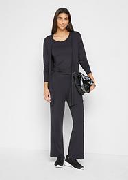 Maglia, giacca, pantaloni (set 3 pezzi) con viscosa sostenibile, bpc bonprix collection