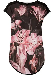 Maglia stampata in misto viscosa morbido, bonprix