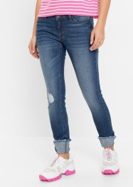 Jeans skinny risvoltabili con Positive Denim #1 Fabric, RAINBOW