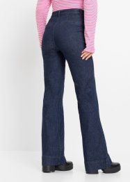Jeans a zampa a vita alta con Positive Denim #1 Fabric, RAINBOW