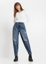 Jeans barrel leg con Positive Denim #1 Fabric, RAINBOW