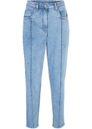 Mom jeans a vita alta con cuciture spostate in avanti e cinta comoda, bpc bonprix collection
