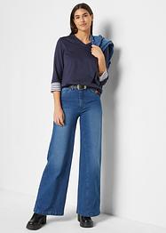 Jeans elasticizzati wide leg, John Baner JEANSWEAR