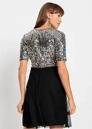 Miniabito con paillettes, bonprix