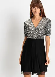 Miniabito con paillettes, bonprix