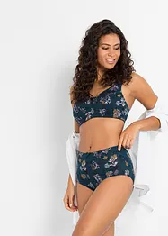Slip a vita alta con cotone biologico (pacco da 4), bonprix