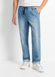 Jeans con cinta elasticizzata regular fit straight (pacco da 2), John Baner JEANSWEAR