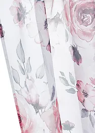 Tenda trasparente a fiori con poliestere riciclato (pacco da 1), bonprix