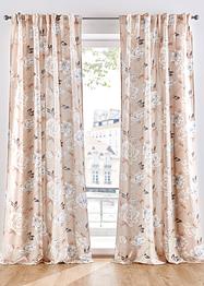 Tenda in microfibra a fiori (pacco da 1), bpc living bonprix collection