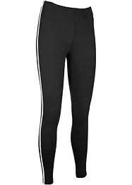 Leggings sportivi cropped con bande a contrasto, bonprix