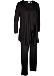 Top, giacca, pantaloni sostenibili (set 3 pezzi) in LENZING™ ECOVERO™, bpc bonprix collection