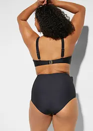 Slip a vita alta per bikini con effetto modellante forte, bonprix
