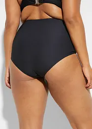 Slip a vita alta per bikini con cintura da annodare e effetto modellante forte, bonprix