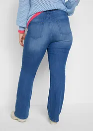 Jeans bootcut a vita alta con cinta comoda, bonprix