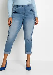 Jeans slim fit cropped, vita media, bonprix