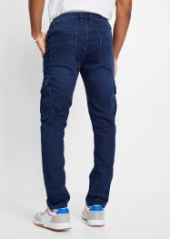 Jeans cargo in felpa regular fit, tapered, John Baner JEANSWEAR