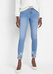 Jeans slim fit elasticizzati a vita media, bonprix