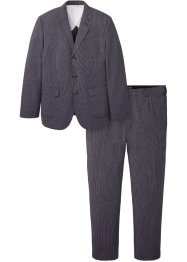 Completo in seersucker (2 pezzi) giacca e pantaloni slim fit, bpc selection