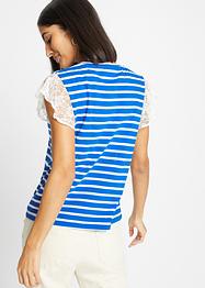 Top in jersey con pizzo, BODYFLIRT