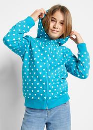 Felpa con zip e cappuccio, bpc bonprix collection