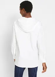 Blusa con cappuccio in puro cotone biologico, bonprix