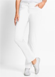 Pantaloni elasticizzati in bengalina con cinta comoda straight, bpc bonprix collection