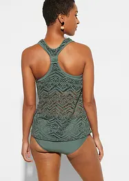 Tankini in pizzo (set 2 pezzi), bonprix