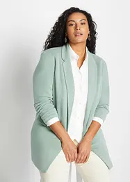 Blazer in jersey lungo con tasche, bonprix