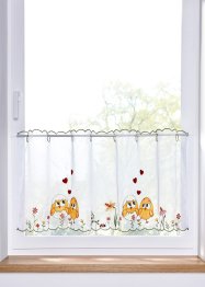 Tenda a vetro con pulcini ricamati, bpc living bonprix collection