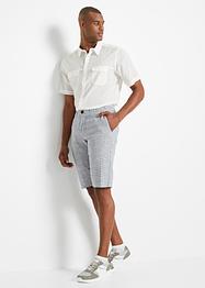 Bermuda chino in misto lino, regular fit, bpc selection