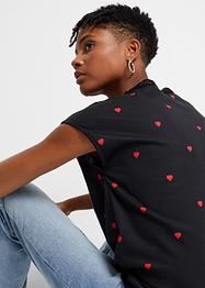 Maglia fantasia con pizzo, RAINBOW