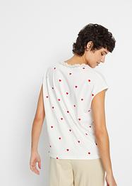 Maglia fantasia con pizzo, RAINBOW
