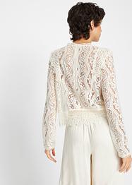Blusa cropped in pizzo, RAINBOW