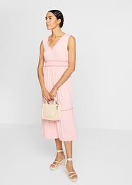 Abito midi di jersey con ruches, RAINBOW