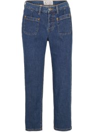 Jeans elasticizzati cropped con cotone biologico, slim, John Baner JEANSWEAR