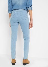 Jeans elasticizzati stampati straight, a vita media, bonprix