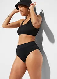 Bikini a bustier a costine (set 2 pezzi), bonprix