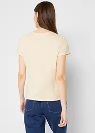 T-shirt basic con stampa (pacco da 2), bonprix
