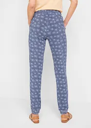 Pantaloni in jersey fantasia, bonprix