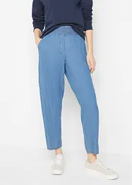 Mom jeans a vita alta con cotone biologico, bonprix