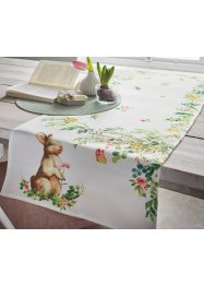 Runner tavolo stampato con coniglietti, bpc living bonprix collection