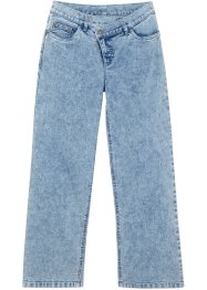 Jeans con chiusura obliqua, wide leg, John Baner JEANSWEAR