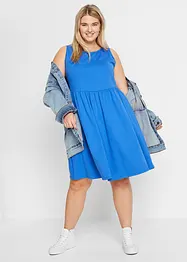 Abito in maglina con tasche in puro cotone, bonprix