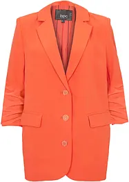 Blazer lungo con maniche arricciate, bonprix