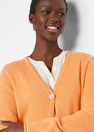 Maxi cardigan in misto seta, bpc selection premium