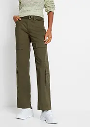 Pantaloni cargo in misto cotone elasticizzato, bonprix